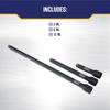 Irwin 1877497 Impact Performance Series, Deep Well Square Drive Socket Extender, 3/8" Drive, 3-Piece Set