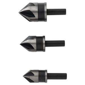 Irwin 1877720 Drill Bit Set, Countersink, Black Oxide, 3-Piece