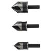 Irwin 1877720 Drill Bit Set, Countersink, Black Oxide, 3-Piece
