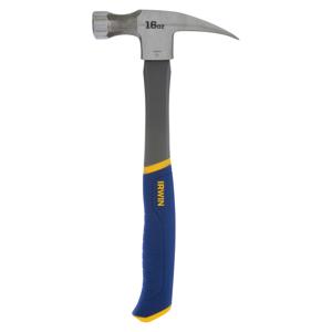 Irwin 1954889 Hammer, General Purpose, Claw, Fiberglass, 16 Oz.