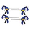 Irwin 1964758 Quick-Grip, Bar Clamp, One-Handed, Mini, 6", 4-Piece Set