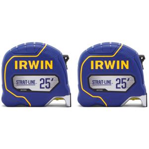 Irwin IWHT39396S STRAIT-LINE Tape Measure, 25 ft.