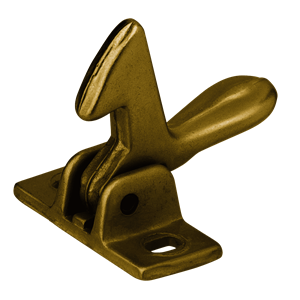 IVES 2A5 Elbow Catch - Blackened Satin Brass Aluminum