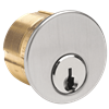Kawneer 12-17 Mortise Cylinder Only for Cylinder Dogging - Aluminum Finish