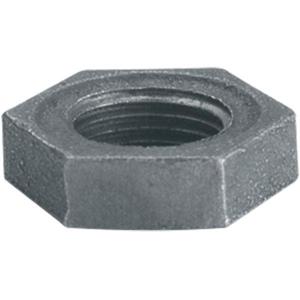 L & J B080 Lock Nut, 1/2", Black