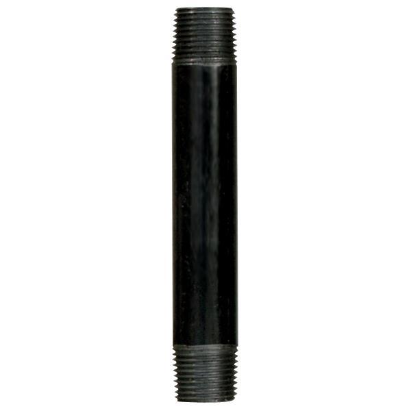 detail image for L & J B095 Pipe Nipple, 3/8" x 2-1/2", Black