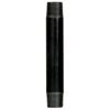 L & J B095 Pipe Nipple, 3/8" x 2-1/2", Black