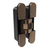 McKinney MK100 10A Concealed Hinge, 8 Holes, 6-1/4" x 1-1/16", Magnetic Cover, Antique Bronze Finish, Non-Handed