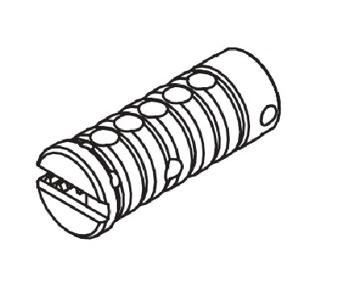 Mul-T-Lock 206SPPGP-RIM1-19 Cylinder Plug for Rim Cylinder - MTL600, Satin Nickel