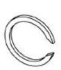 Mul-T-Lock PCY-SW-RING Plug Retainer Ring for Switch Lock, 3/4" Diameter