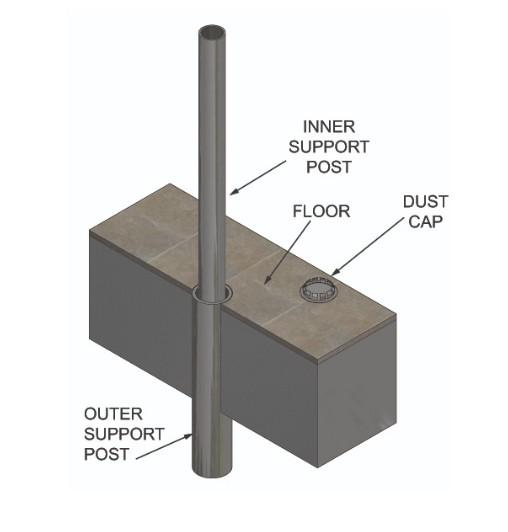 detail image for National Guard Products FSSP Flood Shield for Doors, Center Support & Cap