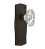 Nostalgic 706908 Prairie Long Plate with Chateau Knob in Oil-Rubbed Bronze