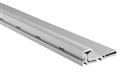 Pemko CFS12HD1-M PemKonnect Heavy Duty Grade 1 Full Surface Continuous Geared Hinge, 12" Length, Clear Anodized