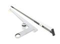 KM Systems 102-127816079 Offset Arm Assembly for 6100/8100 Closers, Right Handed, Clear