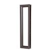 Rockwood LT-B1 DKB 4x14 Lite Kit with 3/8" Glazing Pocket, 4" x 14", Dark Bronze Finish
