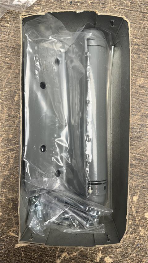 detail image for S.Parker 2019 PC Half Surface Single Action Spring Hinge, 4 1/2" x 4 1/2" - Prime Coat (Pair)