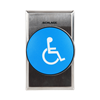Schlage 625BLH DP SF-626 2-3/4" Mushroom Button, Single Gang, Blue Handicapped Symbol