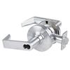 Schlage ALX53B RHO 626 Grade 2 Entrance Function Cylindrical Lock with Field Selectable Vandlgard, Rhodes Lever, SFIC Less Core, Satin Chrome Finish, Non-Handed