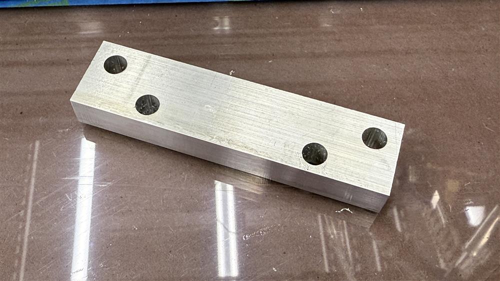 detail image for Stanley P45HD-110 696 Spacer Block for D-4550/D-4551 Door Closer HD PA Bracket on Rabbet, Gold finish