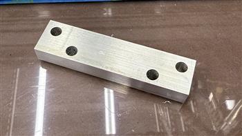 Stanley P45HD-110 696 Spacer Block for D-4550/D-4551 Door Closer HD PA Bracket on Rabbet, Gold finish