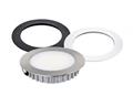 Tresco Lighting RSOPDM12R30KNBW 12V 3W OptiPockit Warm White LED Puck Light with BK/NI/WH Trim Ring
