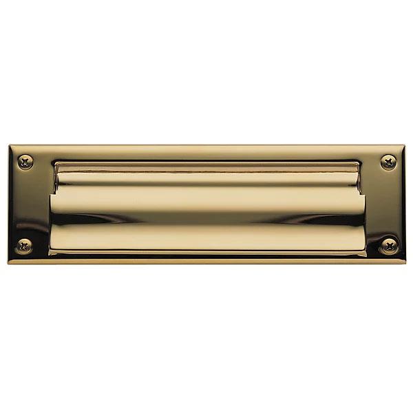 detail image for Baldwin 0015 003 Letter Box Plate Lifetime Polished Brass
