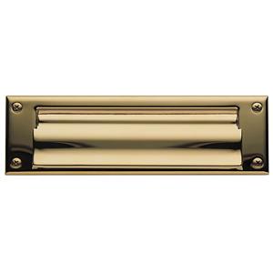Baldwin 0015 003 Letter Box Plate Lifetime Polished Brass