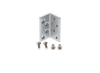 Glynn Johnson AJK90-SP28 90 Series Angle Jamb Bracket Kit, Aluminum