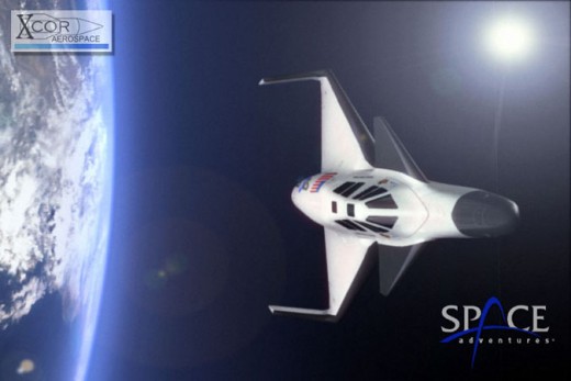 Sub-Orbital Spacecraft Announced by XCOR and Space Adventures