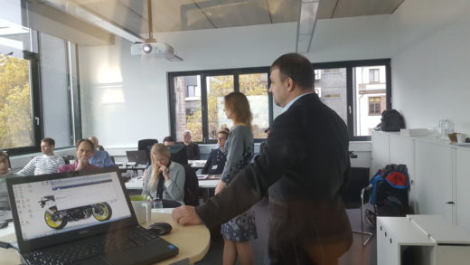 The learning and exchange of information continues back in the office. Image courtesy of Nazita Saye. All rights reserved.