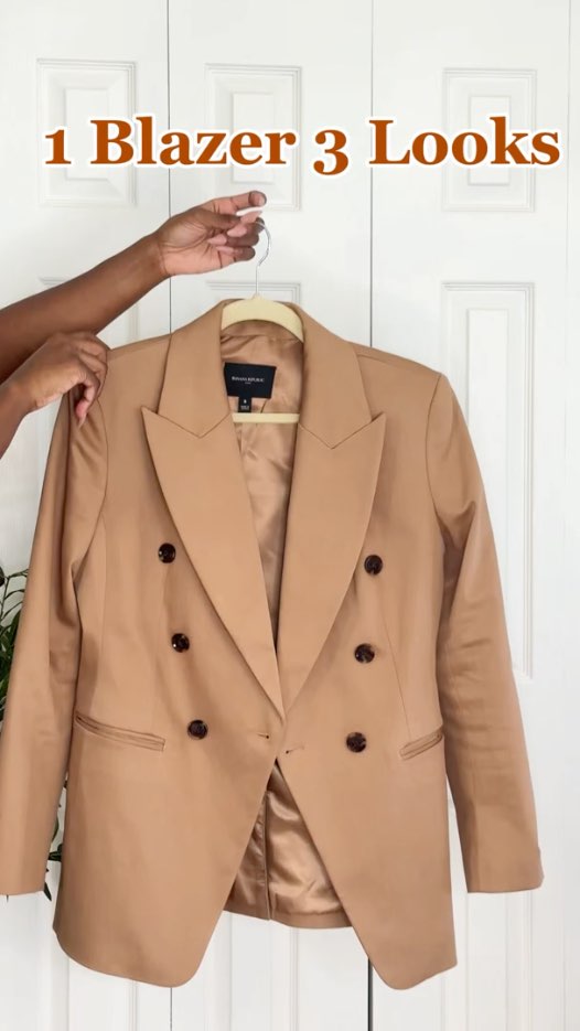 1 Blazer 3 Looks ft. Banana Republic