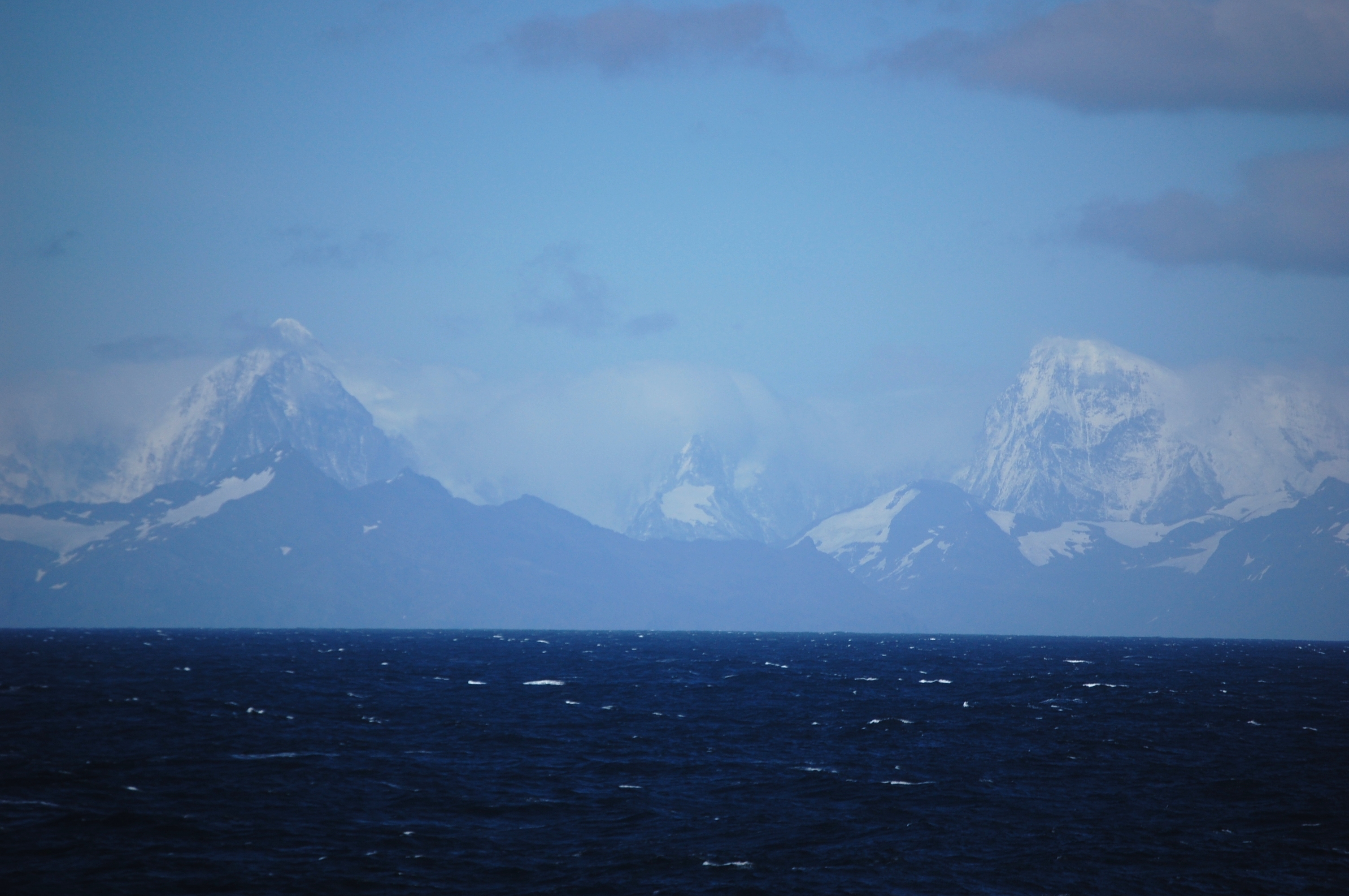 South Georgia Island as seen from the NOAA Ship RON BROWN