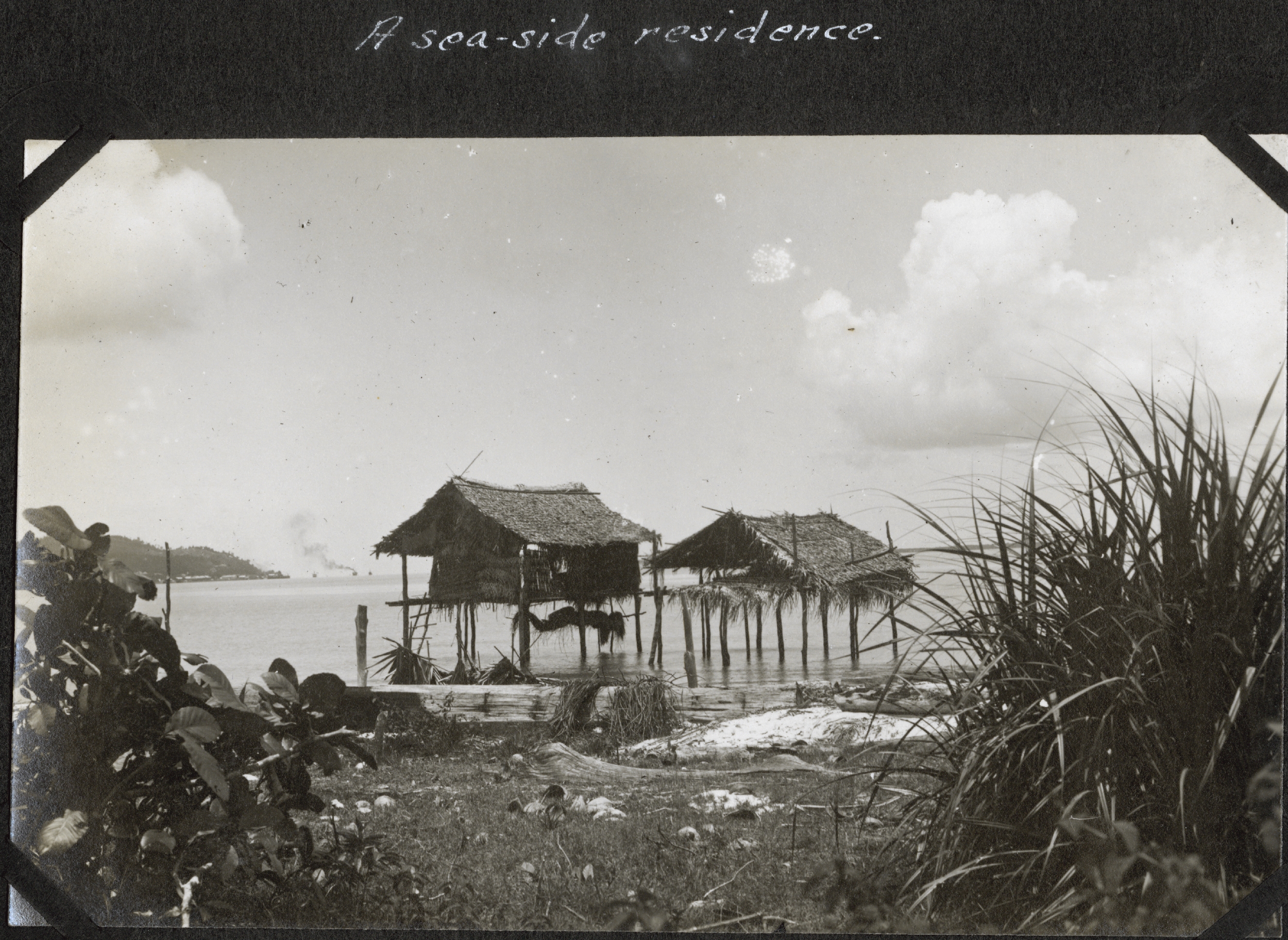A seaside residence on tropic seas