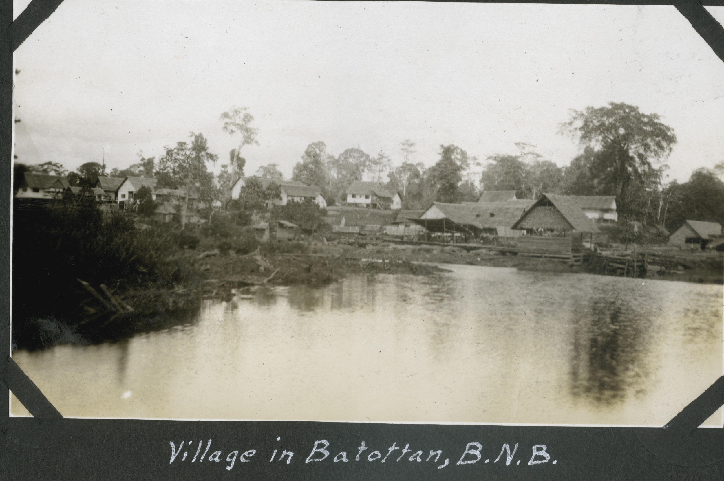 Village in Batottan, British North Borneo