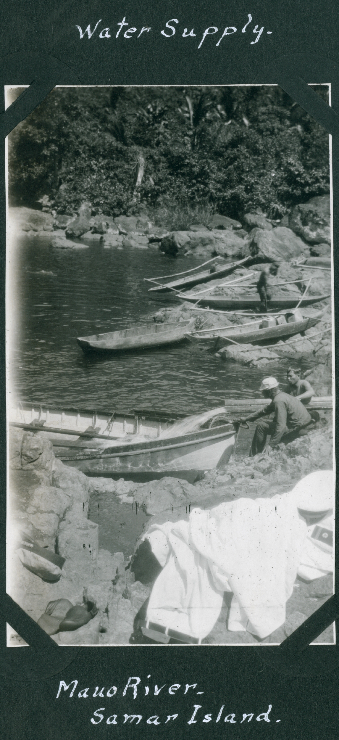 Boat landing area along the Mauo River on Samar Island