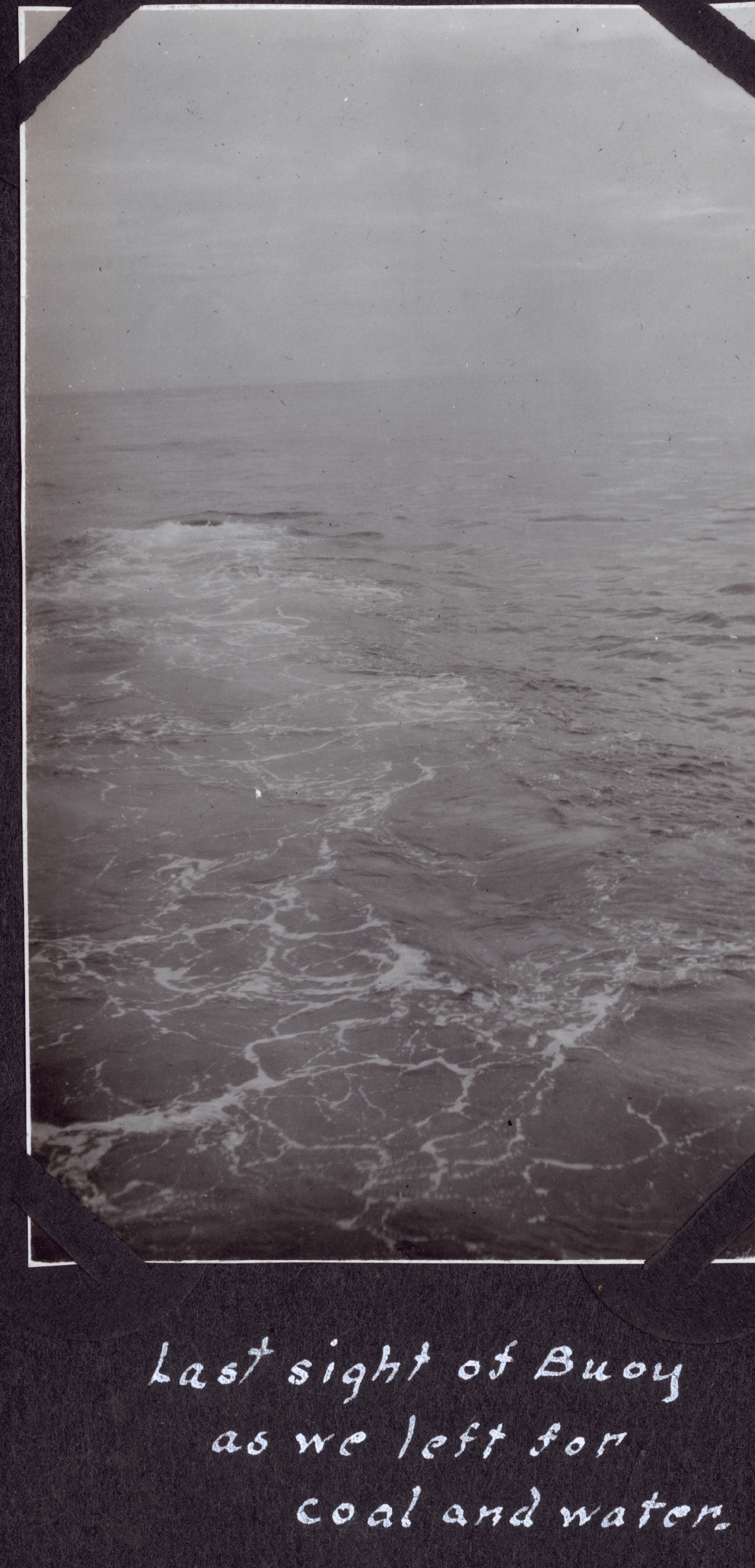 A mooring buoy in San Bernardino Straits when the current was running hard
