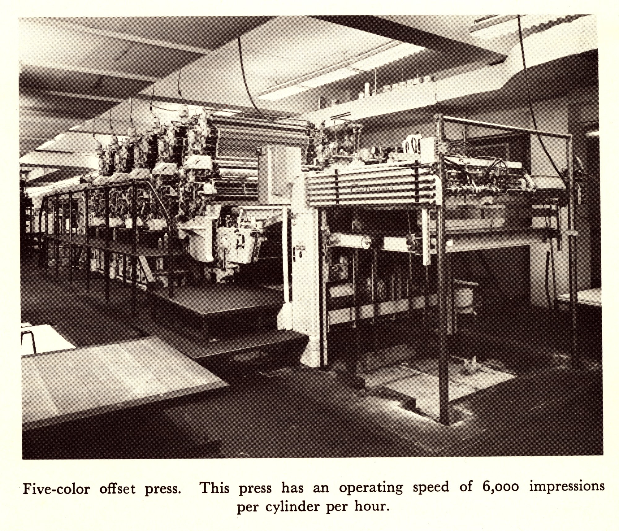 Five color offset press