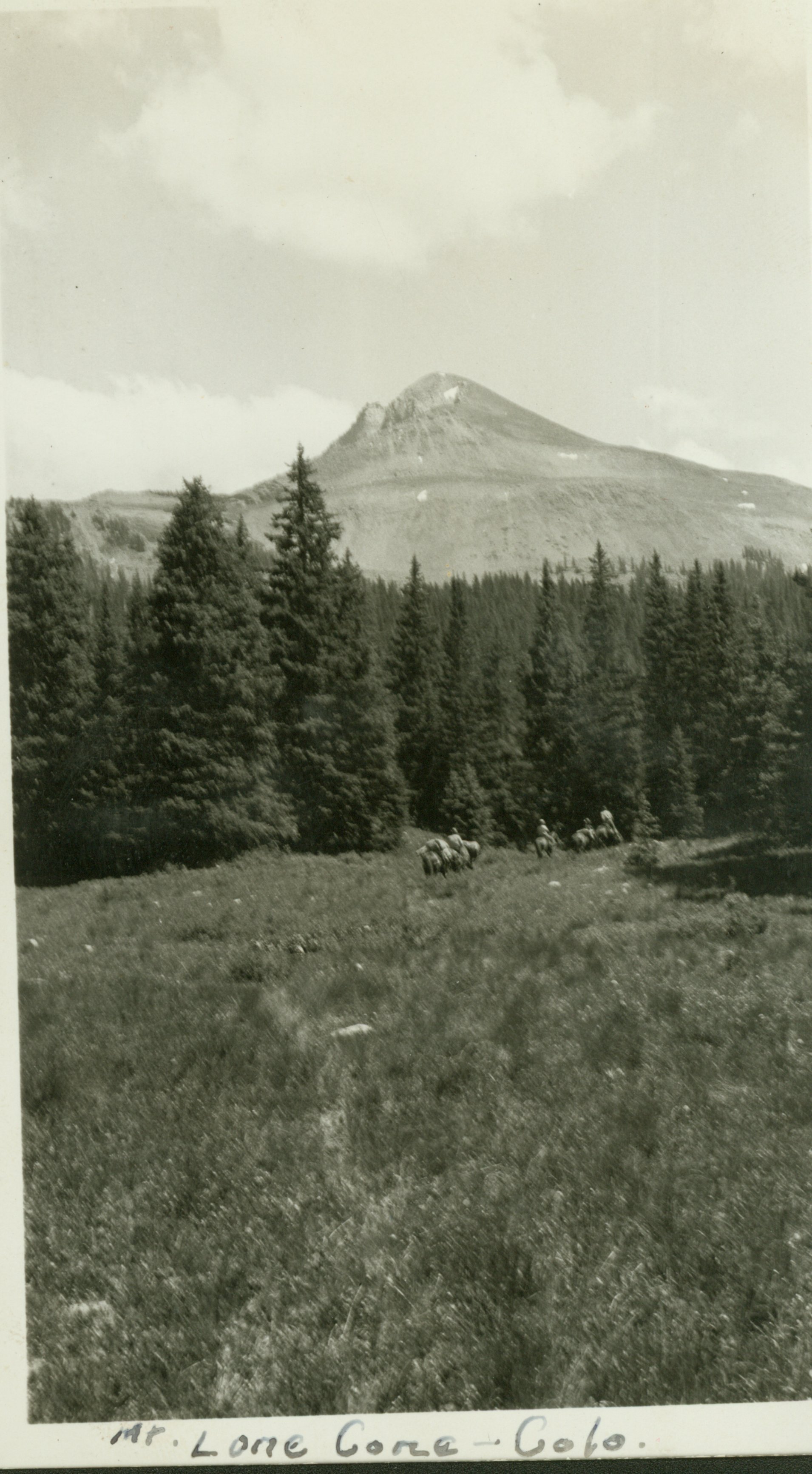 On the way to Station Lone Cone in Southwest Colorado