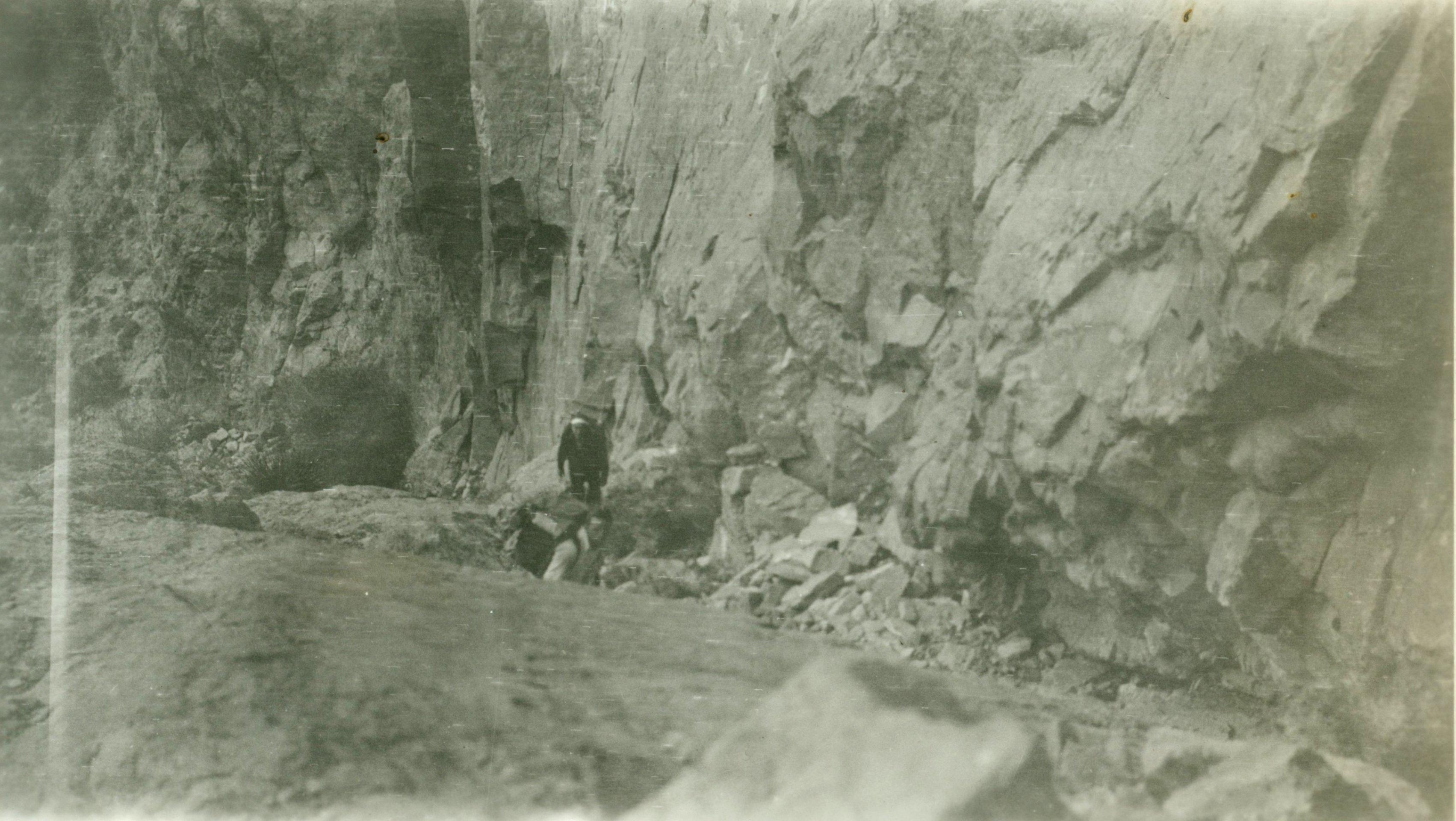 Heading up a canyon on the way to Station Kofa