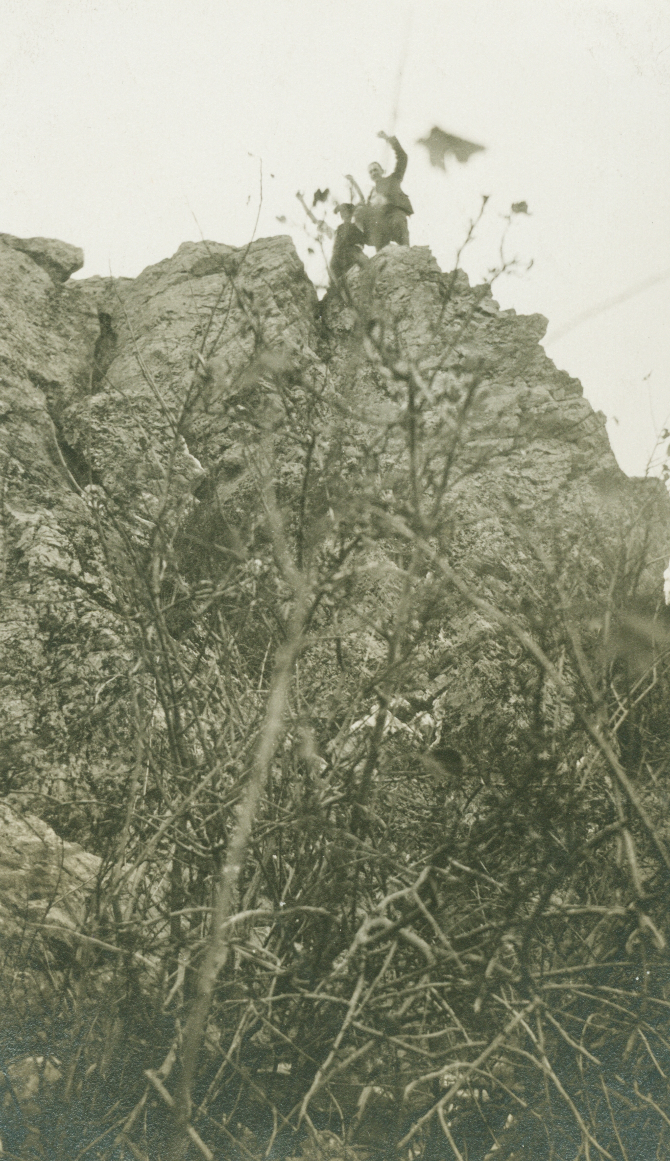 Oscar Risvold conducting reconnaissance for triangulation work in western states