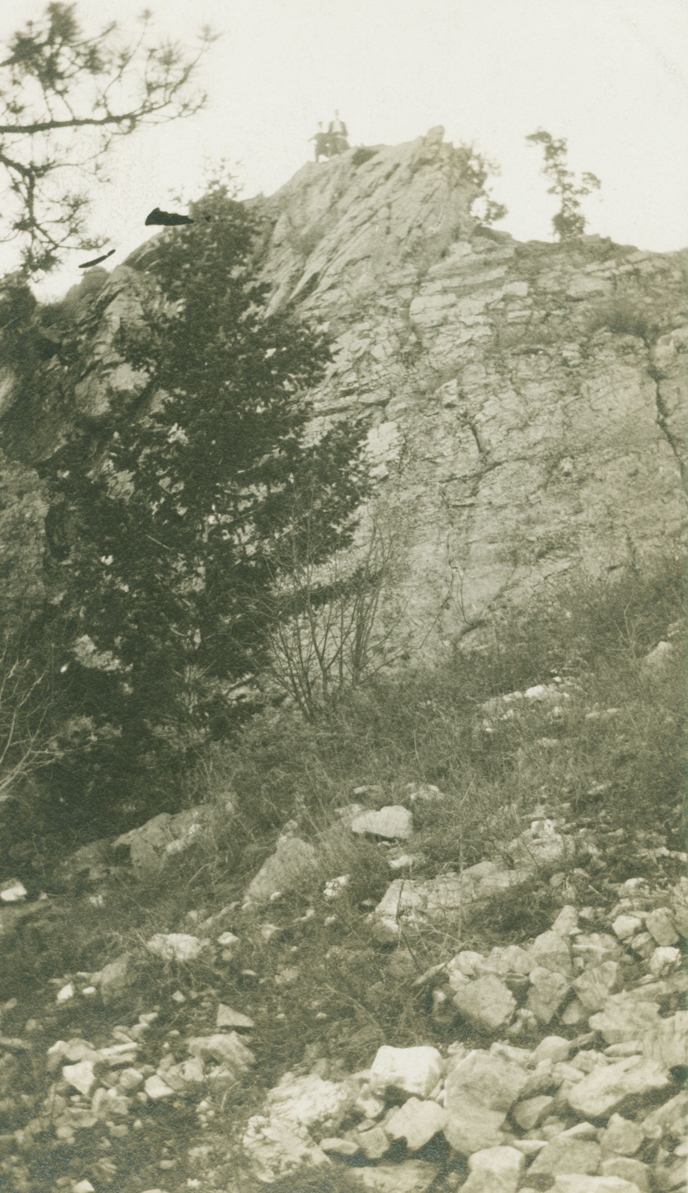 Oscar Risvold conducting reconnaissance for triangulation work in western states