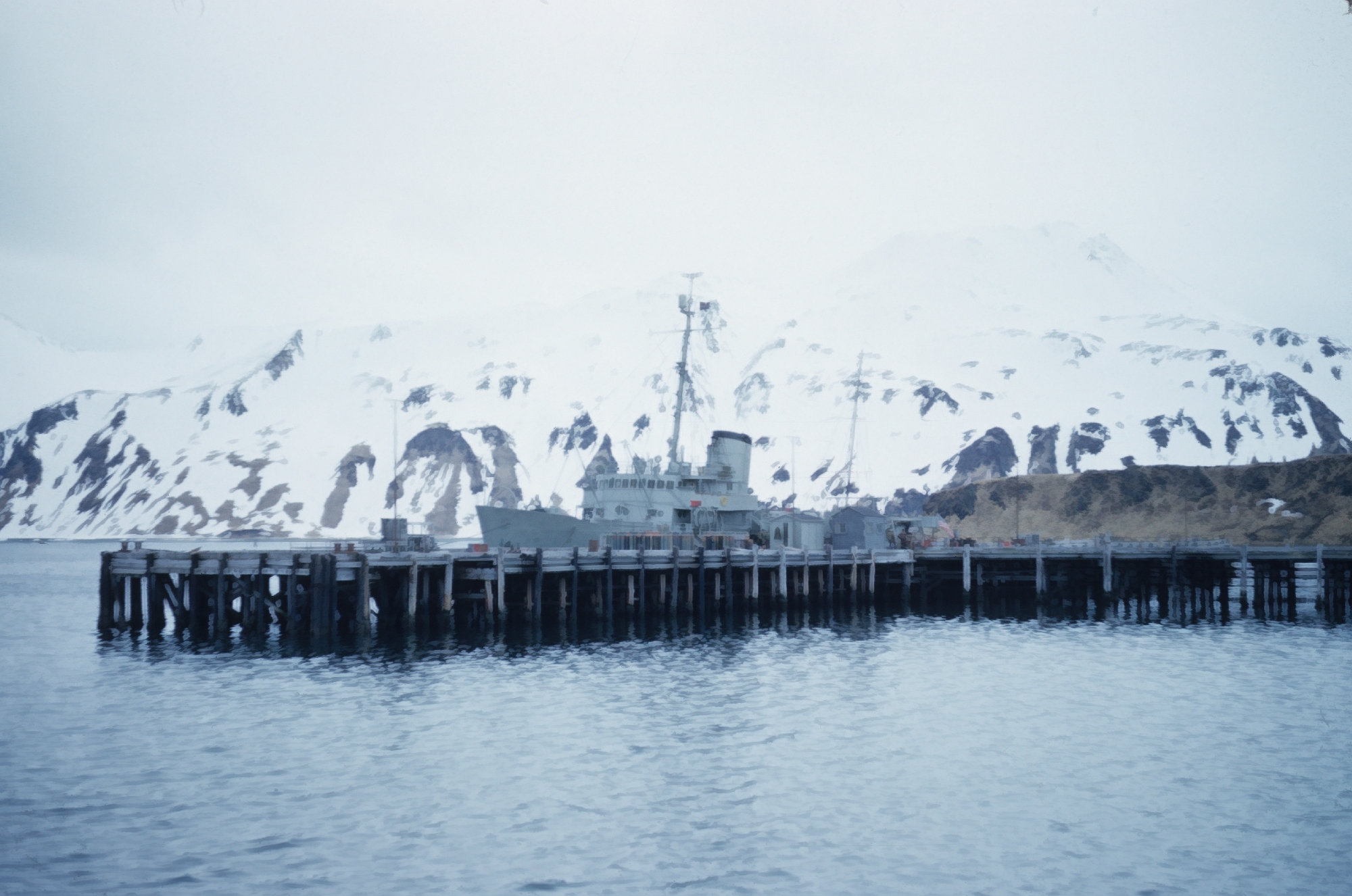 PATHFINDER at the dock at Dutch Harbor
