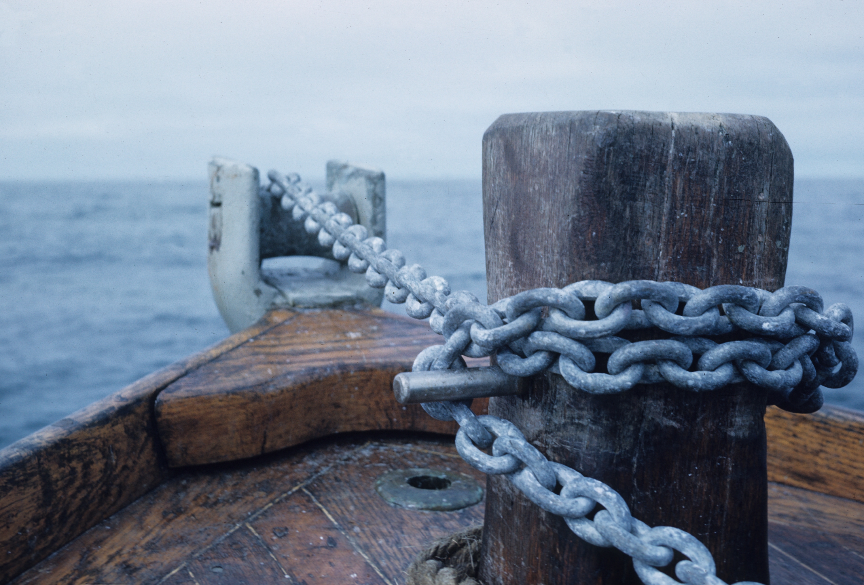 Anchor chain on launch off PATHFINDER