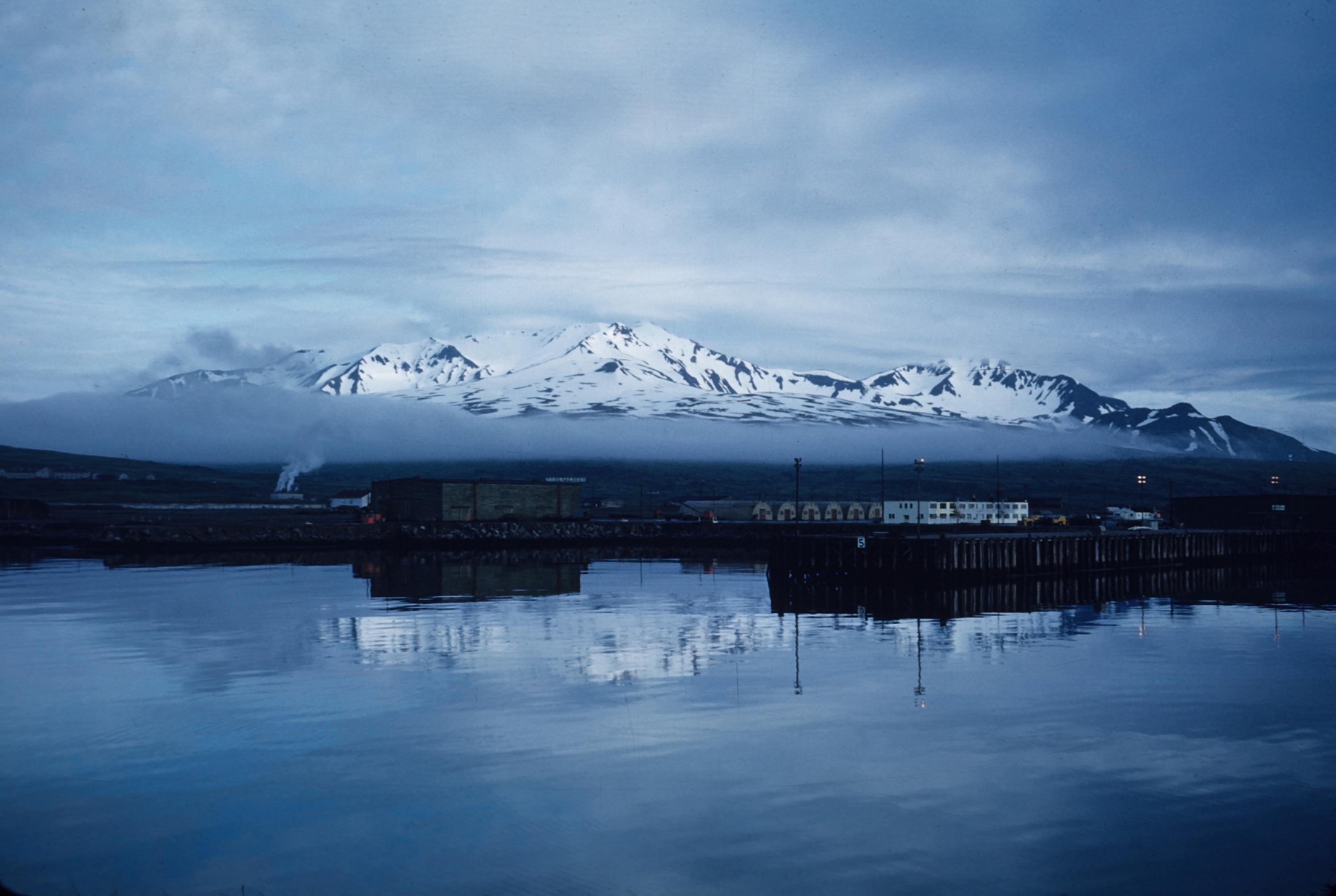 Early morning at Adak piers