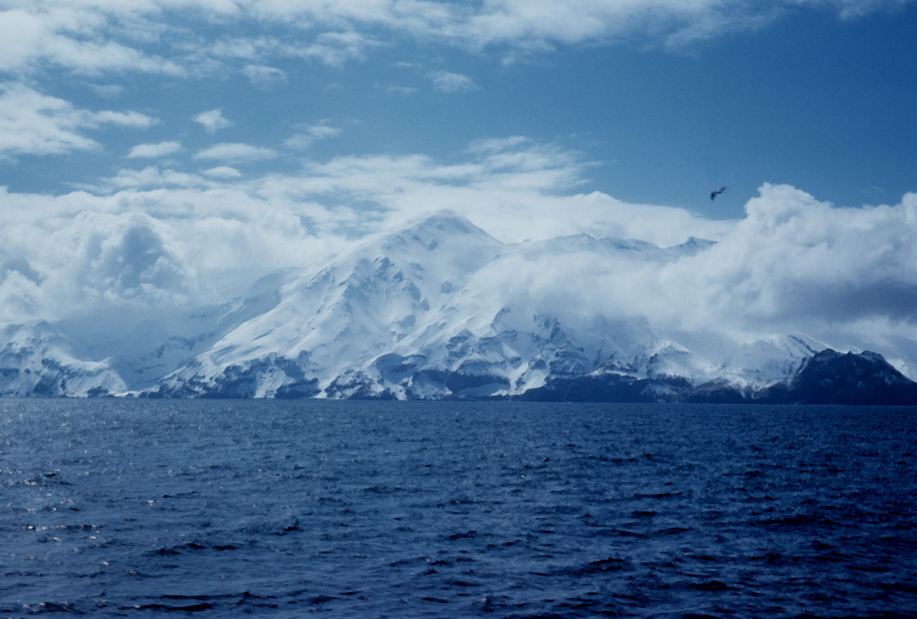 An iron-bound coast approaching Adak