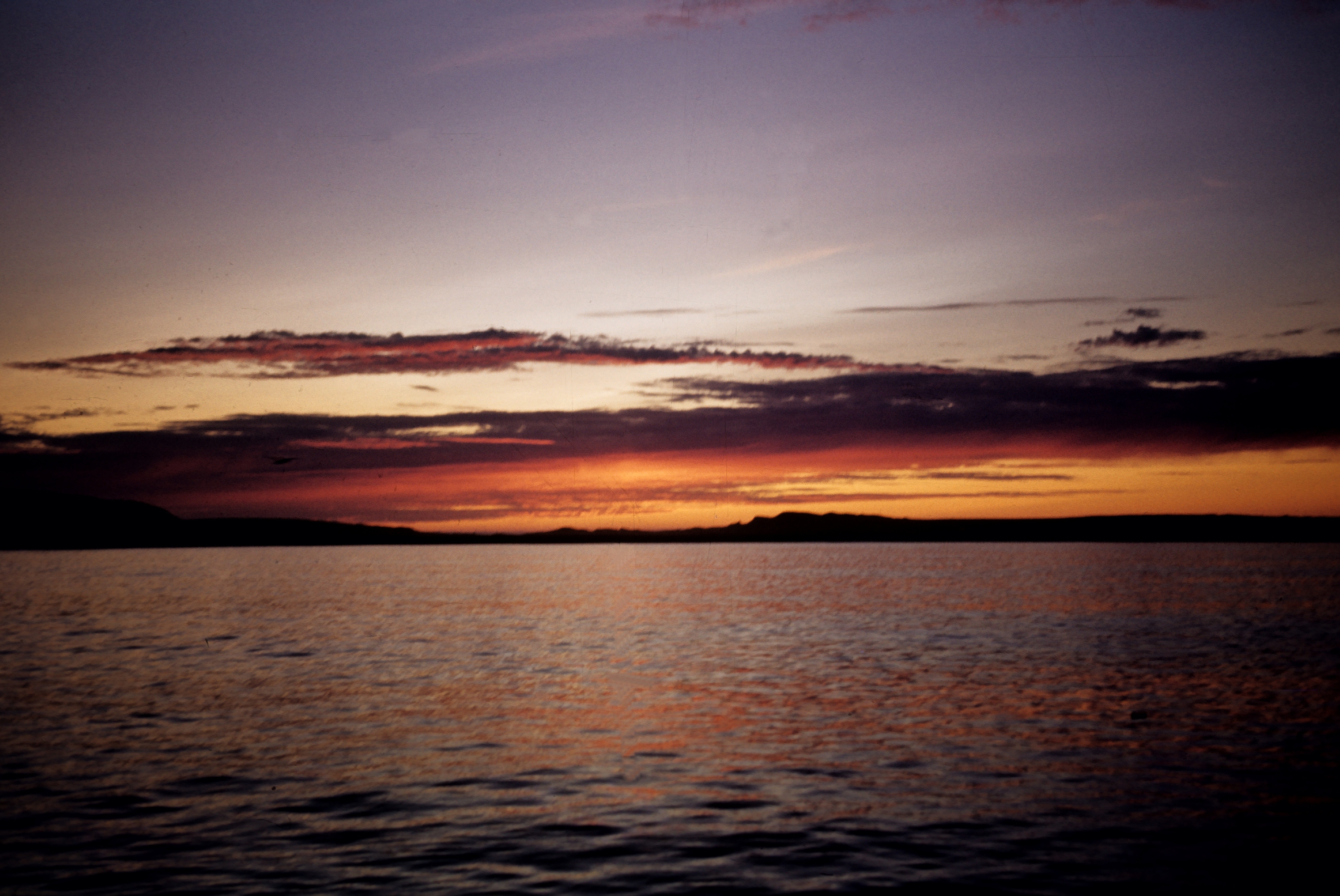 Sunset in the Pribilof Islands