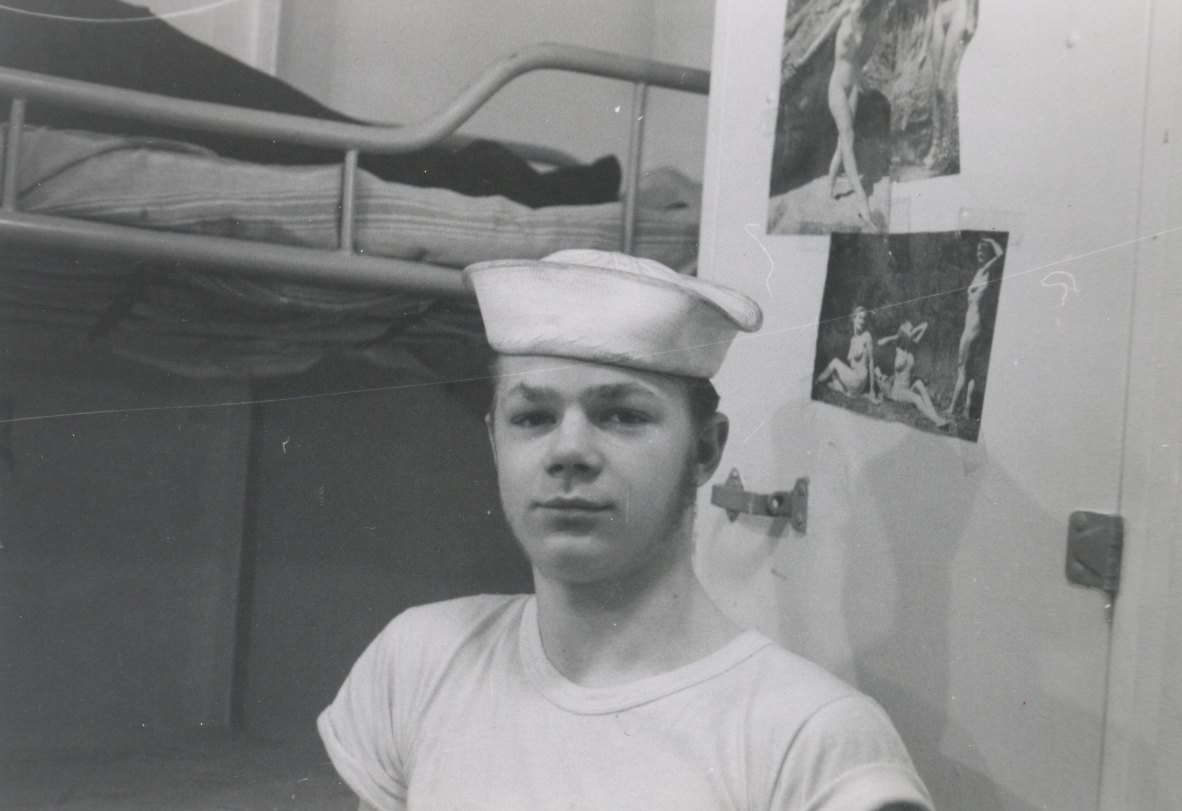 Young PATHFINDER swabbie striking a jaunty pose