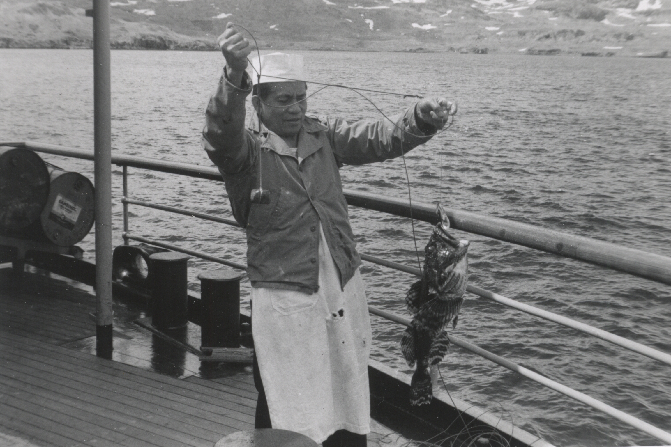 PATHFINDER's cook with dinner for at least a few crew members