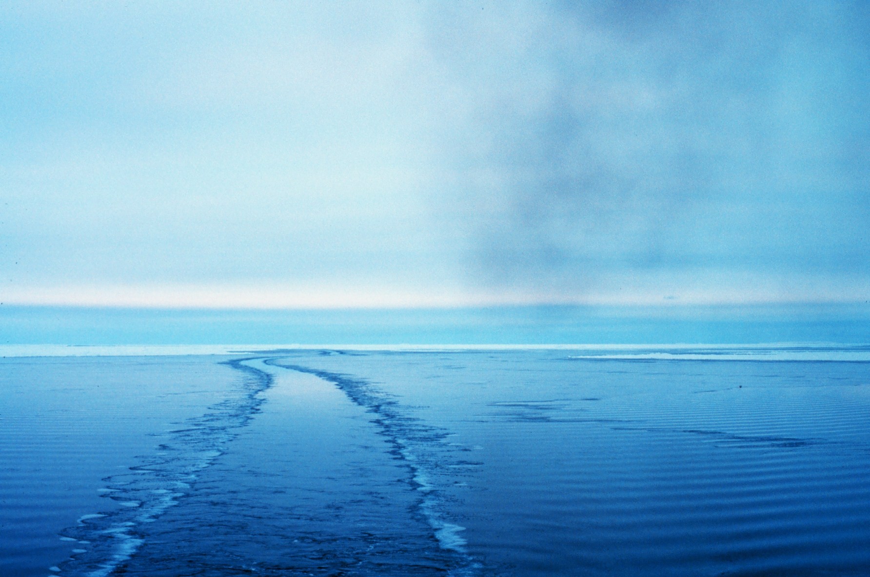 The wake of the NATHANIEL B