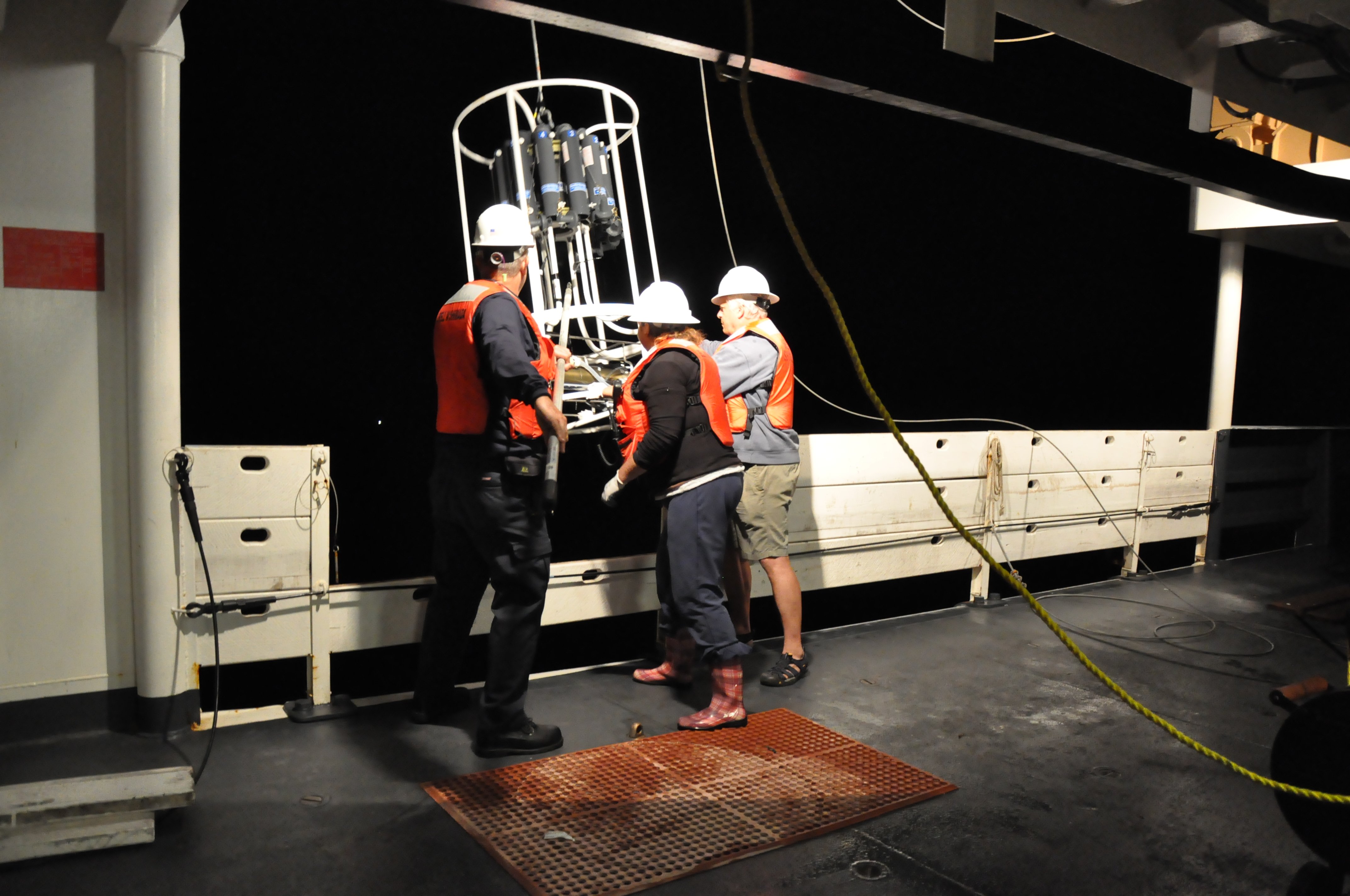 CTD operations off the BELL M